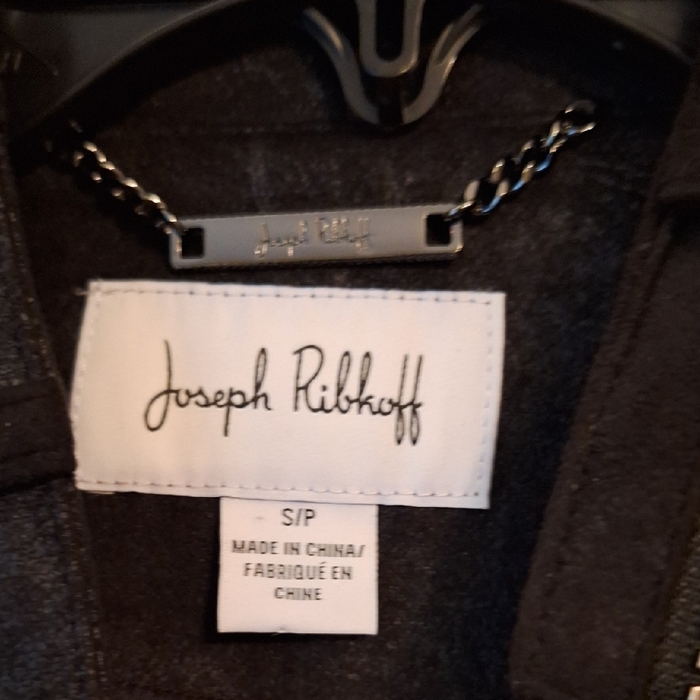 Joseph Ribkoff Black &  Silver Tailored Blazer. NWOT Size SP - Picture 11 of 12